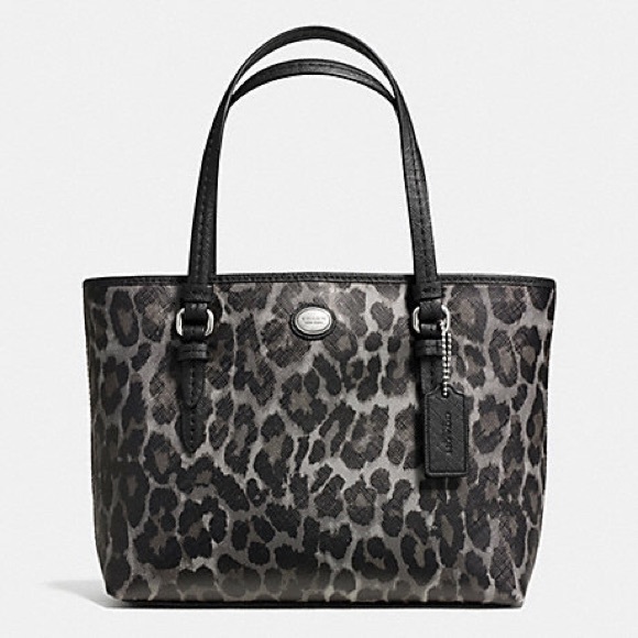 Coach Handbags - Coach Leopard Print Purse